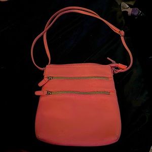 Light pink satchel purse